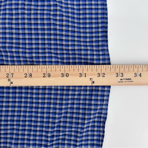 Ralph Lauren Shirt Mens 2XB Blue Check Gingham Pony Button Up Big & Tall Preppy - Picture 8 of 8